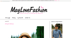 Desktop Screenshot of maylovefashion.net